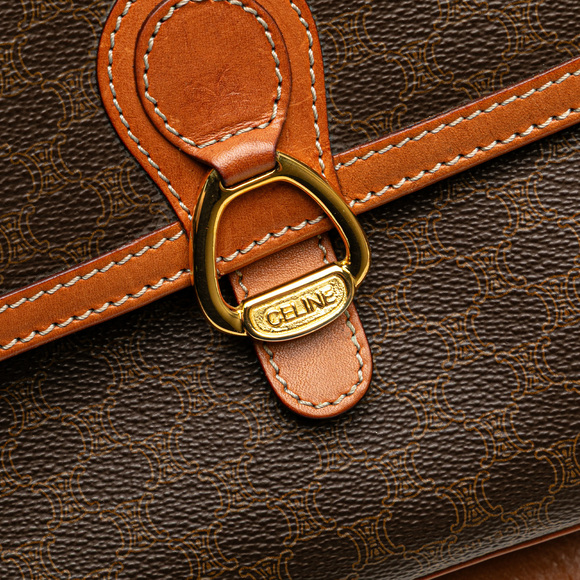 Pre-Loved Celine Macadam Coated Canvas Crossbody - Picture 7 of 12